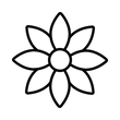 Synthetic fragrance-free skincare symbol for Celeste Switala products