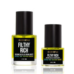Filthy Rich Reviving Face Oil 50 ml and 20 ml bottles by Céleste Switala