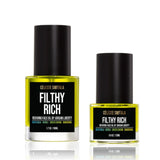 Filthy Rich Reviving Face Oil 50 ml and 20 ml bottles by Céleste Switala